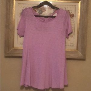 t.la for ANTHROPOLOGIE keyhole back t shirt